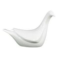 thumbnail image 1 of Ceramic Abstract Bird Figurine Large Gloss White, 1 of 2