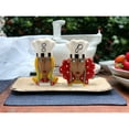 thumbnail image 1 of Ceramic African American Lady Chef Salt and Pepper Shakers Gift, 1 of 5