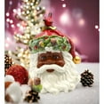 thumbnail image 1 of Ceramic African American Santa Cookie Jar 8"x10.75" Kitchen Gift, 1 of 5