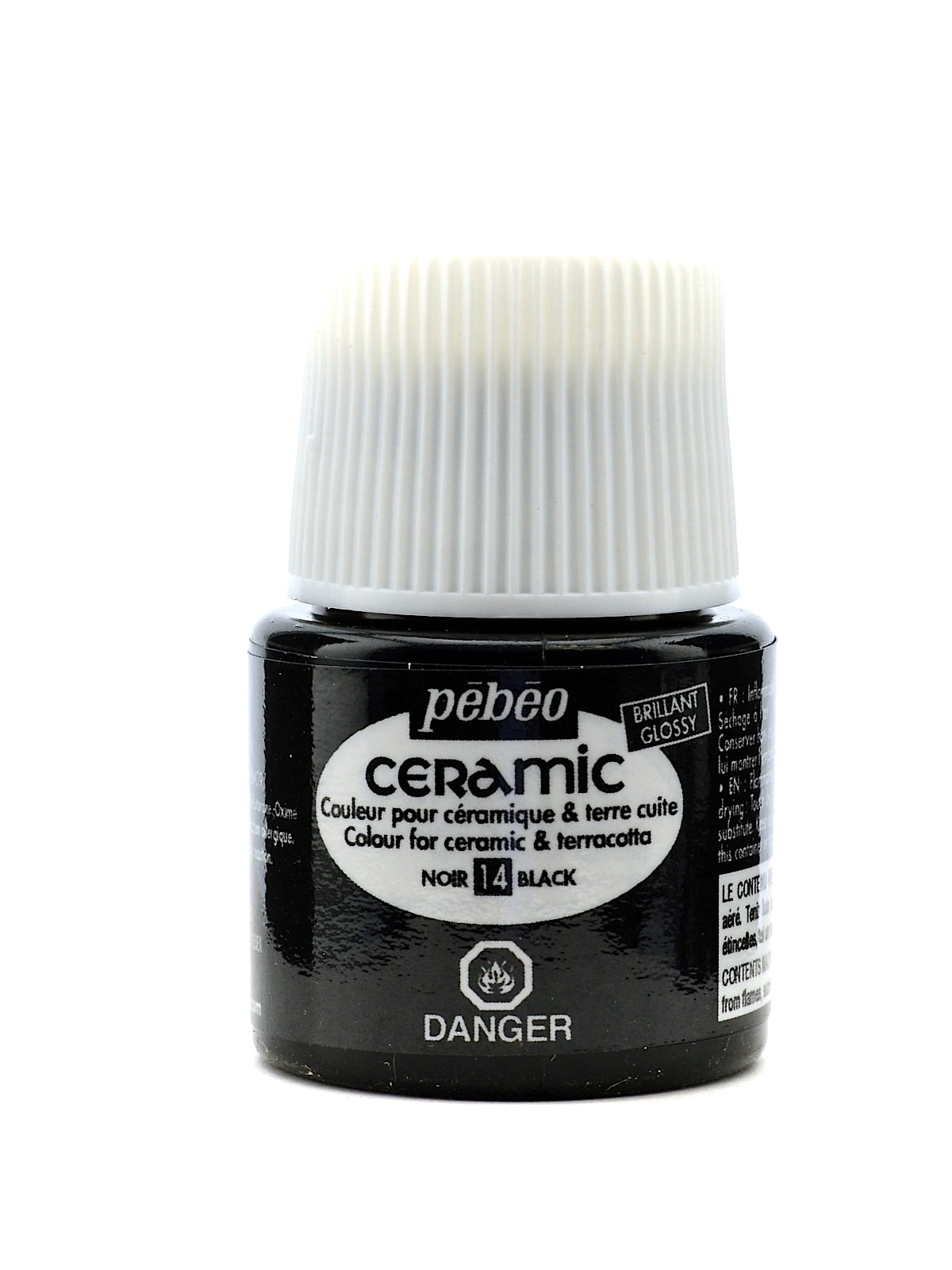 Ceramic Air Dry China Paint black, 45 ml (pack of 3)