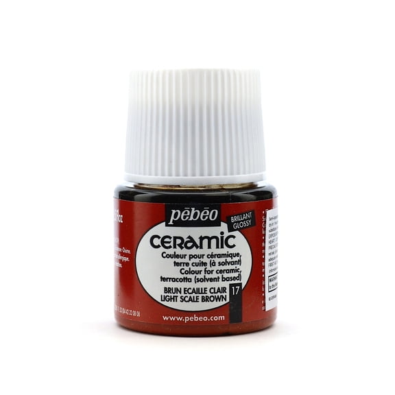 Ceramic Air Dry China Paint light scale brown, 45 ml (pack of 3)