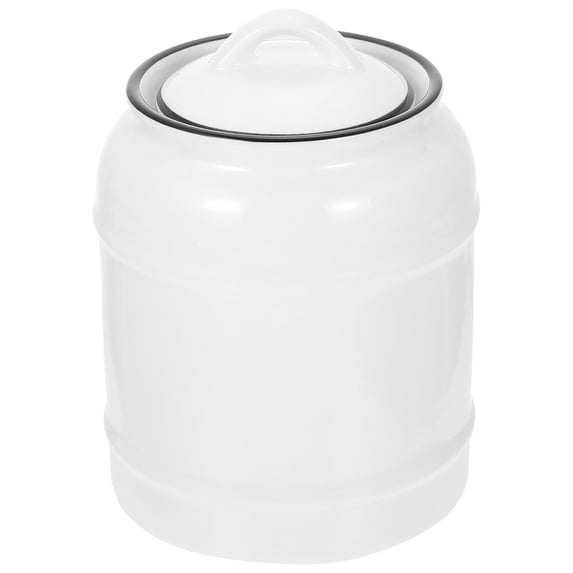 LHX Ceramic Airtight Jar Dust Proof Storage Can Food Decor Kitchen Canisters Container with Lid Waterproof Tea