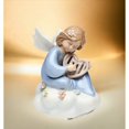 thumbnail image 1 of Ceramic Angel Harp Music Box 4.25x3.5 Religious  Cloud, 1 of 3