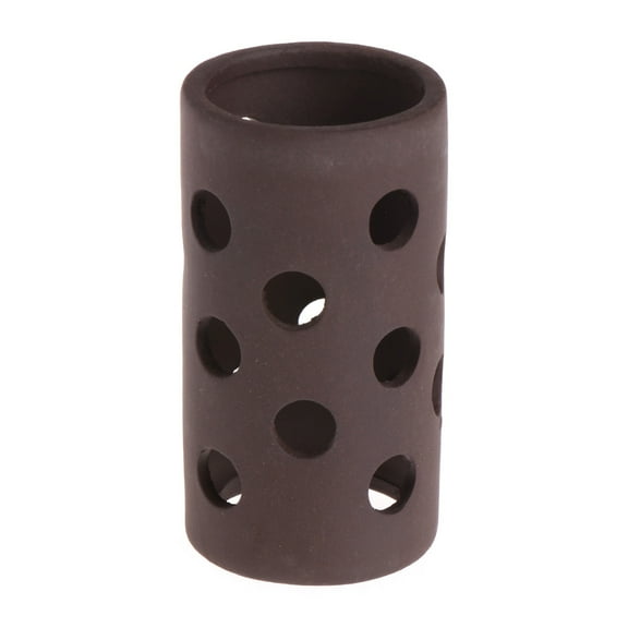 Ceramic Aquarium Decoration Mini Tube Cave with Holes Safe Ornament Fish for Landscape Accessories Betta Fish Hideo