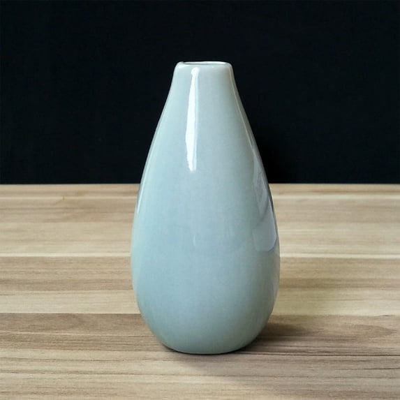 Ceramic Aromatherapy Craft Vase Blue, Ceramic Flower Vase Desktop Craft Classical Home Garden Balcony Ornament Decor Green (Craft Vase *1)
