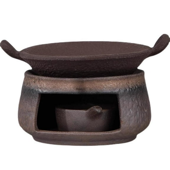 Ceramic Aromatherapy Stove Essential Oil Burner,Ceramic Aromatherapy Stove Essential Oil,Natures Wellness Aromatherapys Kit,Zen Incense Burner Kit for Home Office Meditation Relaxation
