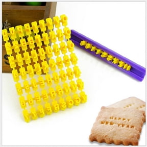 Ceramic Art Alphabet Number Letter Polymer Clay Presser Stamp Embosser Mold Sealing Diy Embossing Pottery Clay Tools