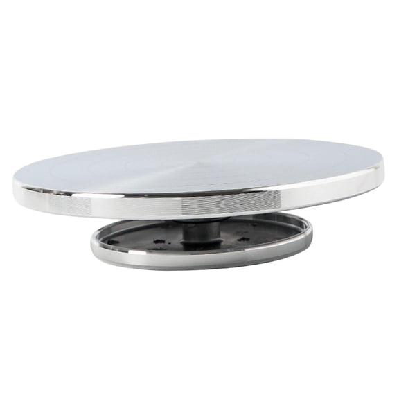 Ceramic Art Double-Sided Pottery Banding Wheel Aluminum Alloy Manual Forming Sculpting Turntable Sculpture Ceramic DIY Tool , 16cm