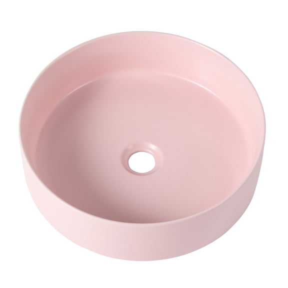 Ceramic Art Vessel Sink, Stain-resistant Build / Above-counter Model, Bathroom Upgrade