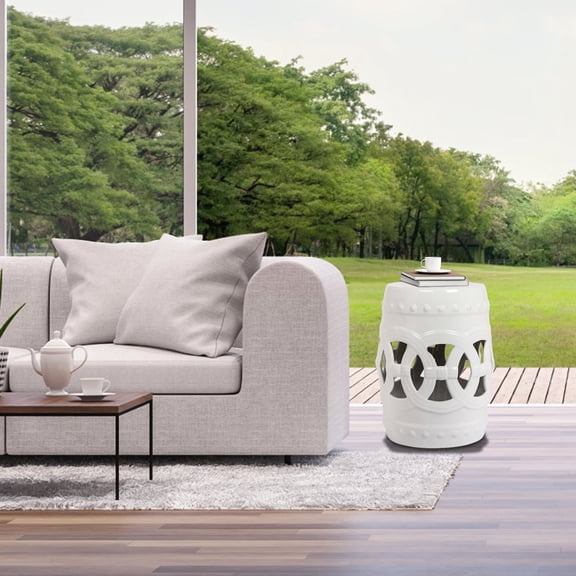 Ceramic | Artistic Hollow Design, Versatile | Indoor Outdoor Living Space
