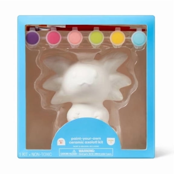Ceramic Axolotl Painting Craft Kit