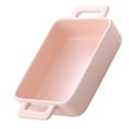 thumbnail image 1 of STRANDCHIC Pink Ceramic Bake Bowl Oven Safe Small Baking Tray Home Use 1Set, 1 of 6