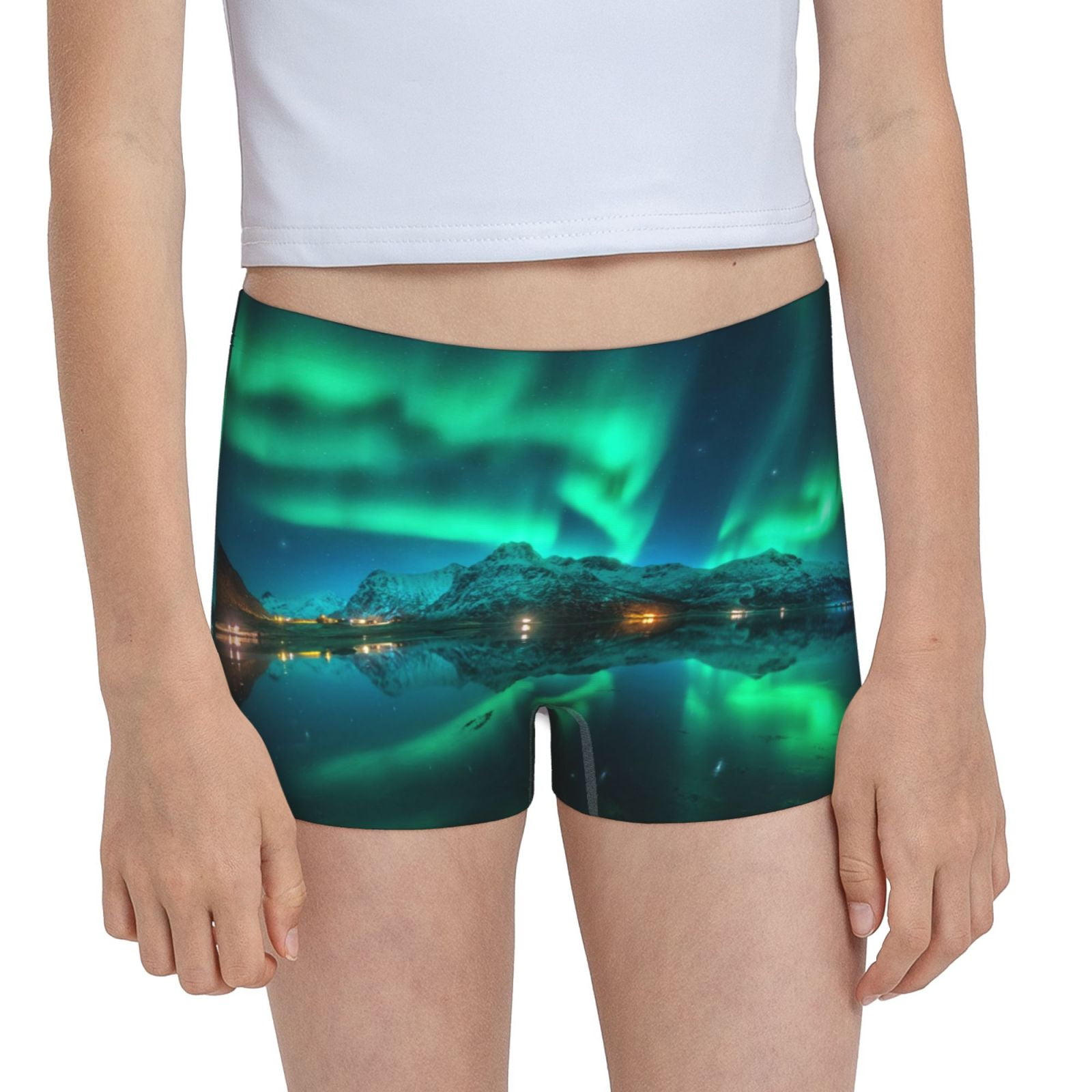 Easygdp Northern Lights Girls Hipster Cotton Underwear Little Girls