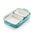 thumbnail image 1 of Ceramic Bakeware Set, Rectangular Baking Dish For Cooking, Kitchen, Cake Dinner, Banquet And Daily Use, 12.5 X 8.9 Inches Porcelain Baking Pans, 1 of 5