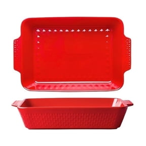 Ceramic Baking Dish 3800ml Large Roasting Pan for Oven Microwave