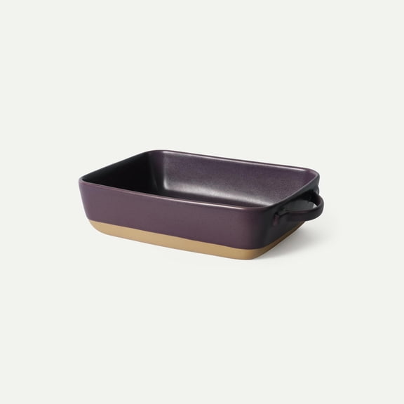 Ceramic Baking Dish with Handles For Casserole, Lasagna, Gratin, Broiling, Roasting, and Baking. Large 9x13 in Pan, Extra Deep - Porcelain Serving Bakeware from Oven to Table. Freezer Safe - Iris