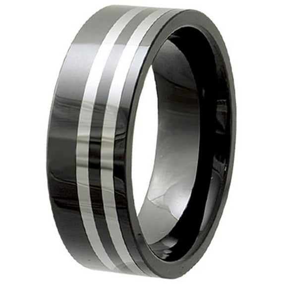 Ceramic Band Ring Size - 9