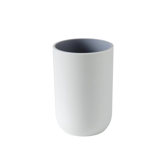 Ceramic Bathroom Tumbler Cup Modern Minimalist Toothbrush Holder Rinsing Cup Drinking Cup for Sink Countertop Storage