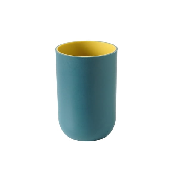 Ceramic Bathroom Tumbler Cup Modern Minimalist Toothbrush Holder Rinsing Cup Drinking Cup for Sink Countertop Storage