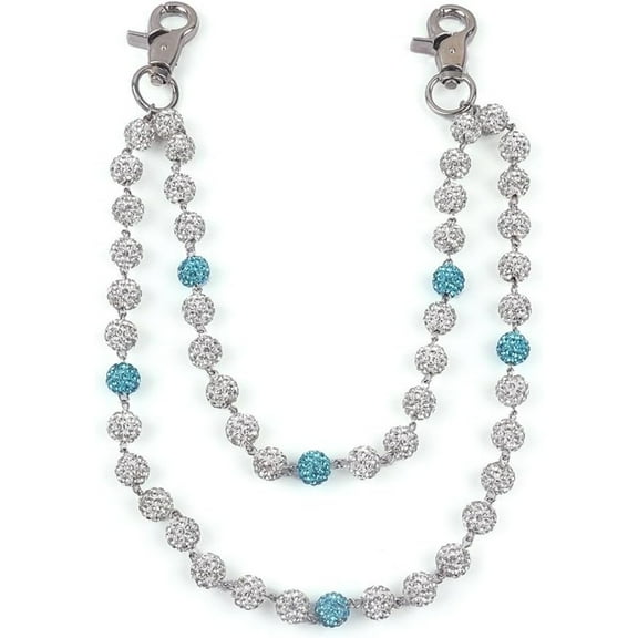 Ceramic Bead Waist Chain Bohemian Pants Chains for Men Women, Hipster Jeans Chain, Clothing Bag Accessories