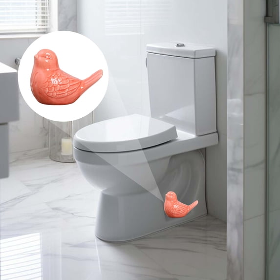 Ceramic Bird Decorative Toilet Bolt Cover Cute Toilet Floor Bolt Cap ...