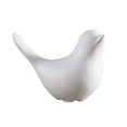 thumbnail image 1 of Ceramic Bird Ornament Verdsylv Modern Ceramic Bird Ornament, White Minimalist Sculpture for Living Room Table, Bookshelf Decor & Unique Housewarming Gift, Minimalist Sculpture, White1, 1 of 3