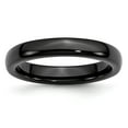 thumbnail image 1 of Ceramic Black 4mm Polished Band Ring - Size 8.5, 1 of 2