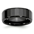 thumbnail image 1 of Ceramic Black 8mm Polished Band Ring - Size 10.5, 1 of 2