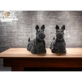 thumbnail image 1 of Ceramic Black Scottish Terrier Salt Pepper Shakers 4 inch Gift, 1 of 3