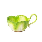 Ceramic Bowl Cute Cartoon Cabbage Shaped Ceramic Bowl Multifunction Noodle Bowl for Kids Party Table
