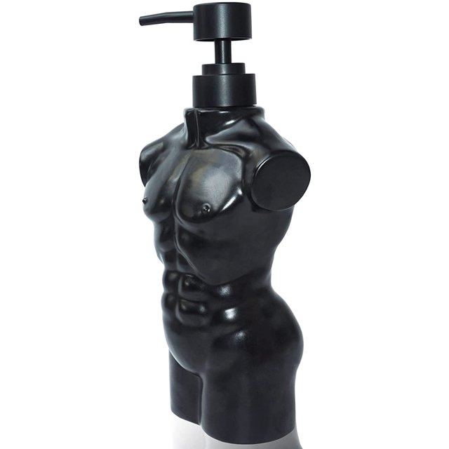 Ceramic Boy Soap Dispenser,lotion and soap dispenser set Refillable