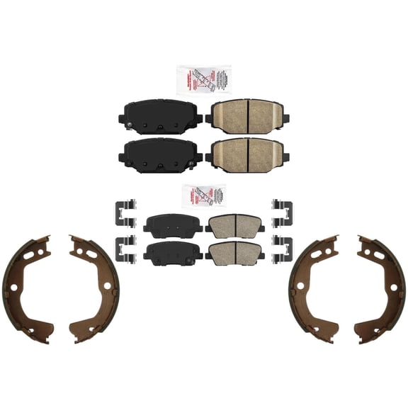 Ceramic Brake Disc Pads & Parking Shoes for Hyundai Equus 2014-2016 V8
