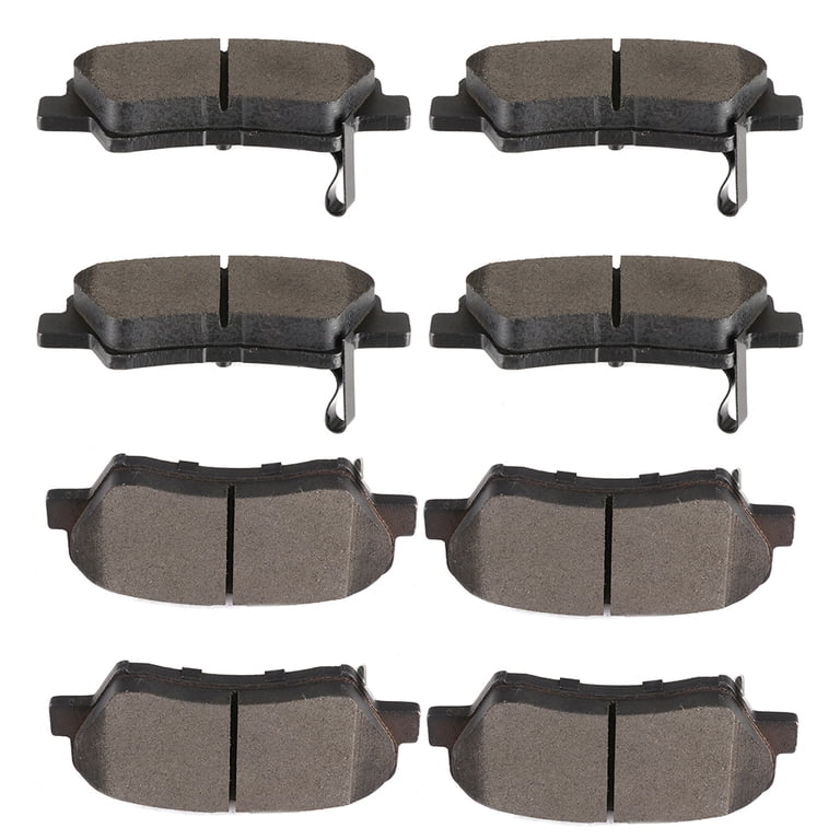 Low Dust Brake Pads 8-Piece Ceramic Brake Pad Set For Hyundai Elantra ...