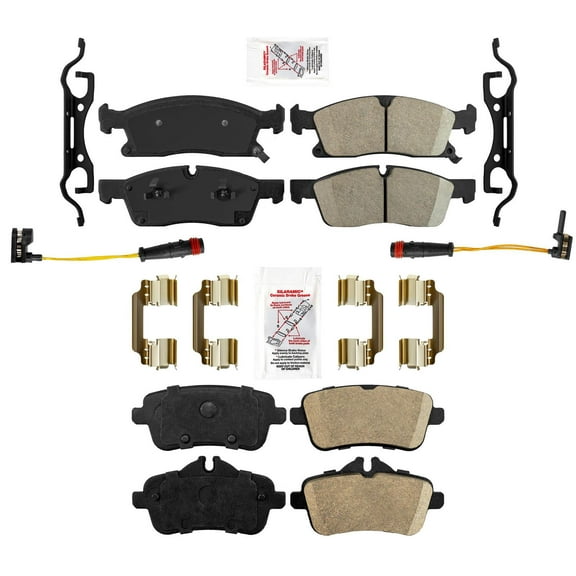 Ceramic Brake Pads & Sensors for Mercedes-Benz GL350 2013-2016 ML350 2012-2015