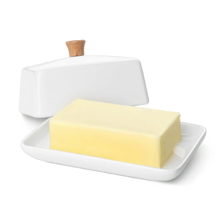 WHITE OXO Wide Butter Dish -voiastia 20 x 9 x 6 cm