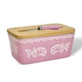 thumbnail image 1 of Ceramic Butter Dish with Lid and Spreader, Sealed Ceramic Storage Box, Household Cheese Keeper for Kitchen Fresh Storage, 1 of 6
