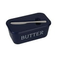 thumbnail image 1 of Ceramic Butter Dish with Lid and Stainless Steel Spreader for Kitchen Countertop Storage and Easy Serving, 1 of 4