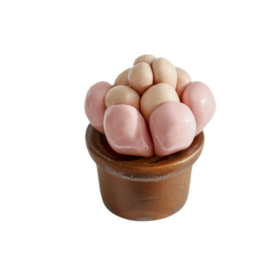 Ceramic Cactus Flowers For Table Top - Unique Decorative Ceramic Succulent Plants Tablescape