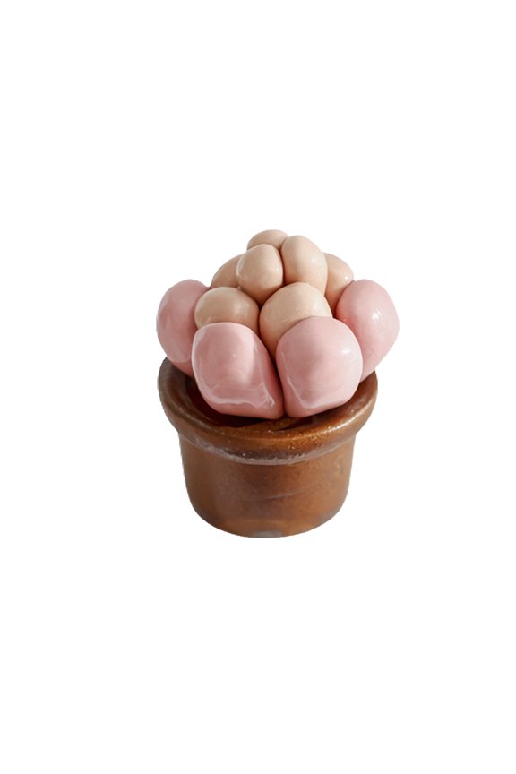 Ceramic Cactus Flowers For Table Top - Unique Decorative Ceramic Succulent Plants Tablescape