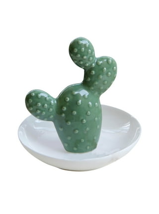 Buy Ho Sho tray set and jewelry holder cactus black white Online