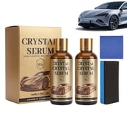 Ceramic Car Coating Kit 2026 New Advanced Car Quick-Acting Coating Agent Spray, Crystal Serum Ceramic Coating for Cars | High Gloss Shine & Long-Lasting Protection 2PCS