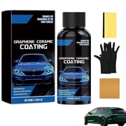 Ceramic Car Coating Kit, 50ml Graphene Spray with Waterproofing, Anti-Scratch & Gloss Restoration, Works on All Paints for Car Owners, Detailers & DIYRL