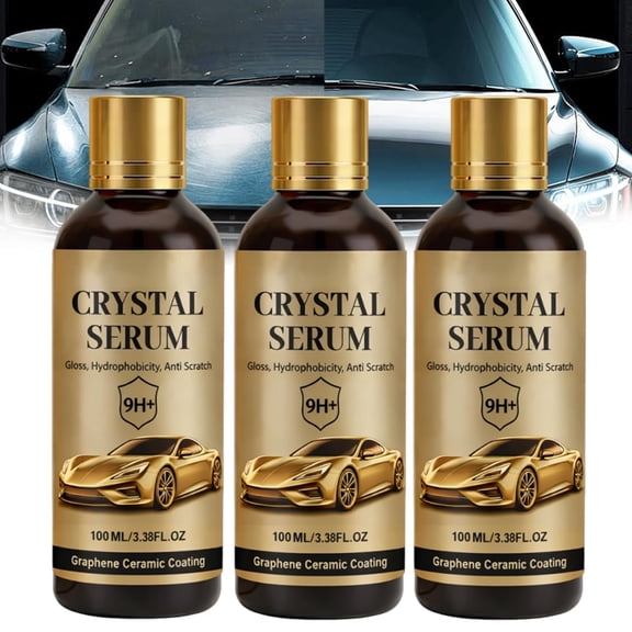 Ceramic Car Coating Kit - 9h Graphene Ceramic Coating, Quick Effect Coating Agent for Automotive Paint, Glass & Wheel, Interior & Exterior