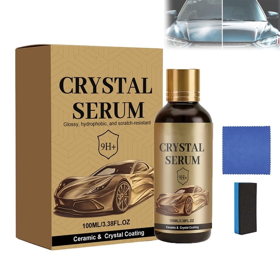 Ceramic Car Coating Kit – High-performance ceramic coating serum delivers durable paint protection and hydrophobic shine, suitable for all cars, SUVs, and trucks
