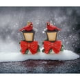thumbnail image 1 of Ceramic Cardinal Bird Salt and Pepper Shakers Kitchen Gift 3.6", 1 of 3