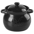 Ceramic Casserole Clay Pot with Lid, Earthenware Casserole Pot Heat