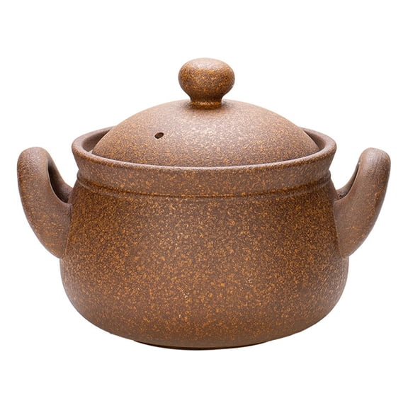 Ceramic Casserole Stew Pot for Home Use, High Temperature Resistant Soup Pot, Suitable for Gas Stove, for Stewing & Soup Cooking