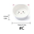 thumbnail image 1 of Ceramic Cat Bowl, Cute Pet Food Bowl For Dogs & Cats, Elevated Cat Bowl, 1 of 11