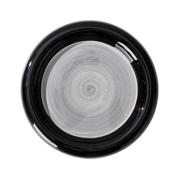 Ceramic Cat Bowl Wide and Flat Dish Durable Stable Cat Food Dish Cat Plates for Small and Medium Pet Cats Small Animals Puppy , Round Large