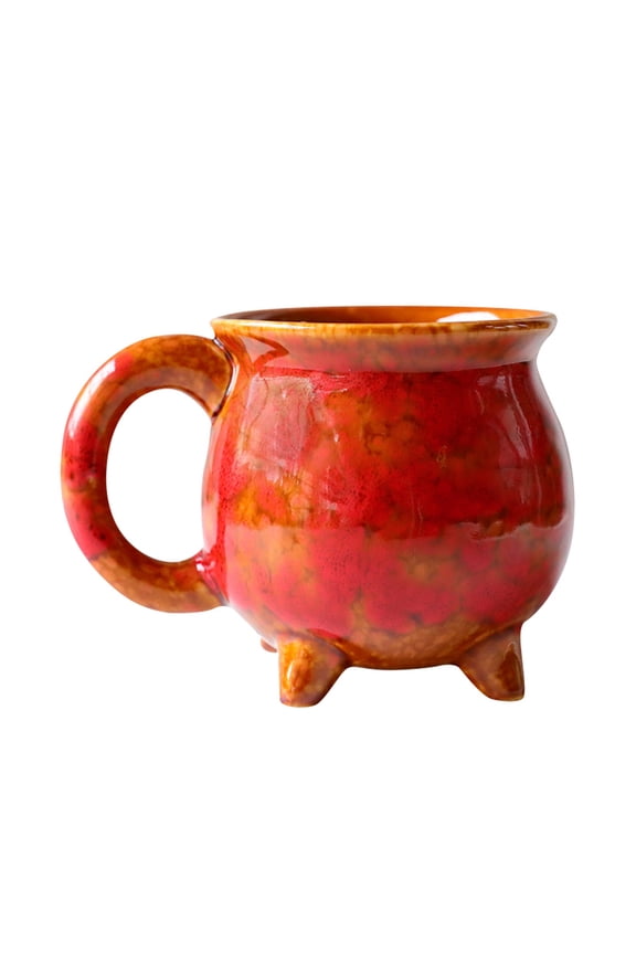 Ceramic Cauldron Mug - 300ml/10oz Witches Brew Themed Coffee Cup, Unique Magic Potion Mug for Tea, Coffee, Hot Chocolate, Fun Gift for Witchy & Fantasy Lovers